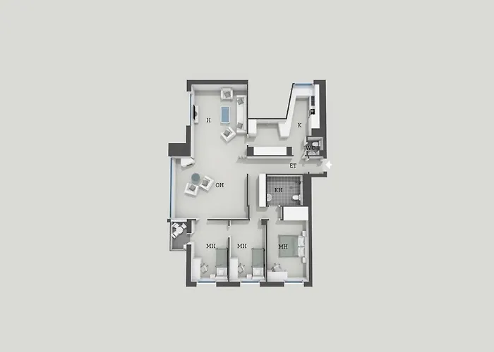 Апартаменты Spacious 3br Next To Downtown *